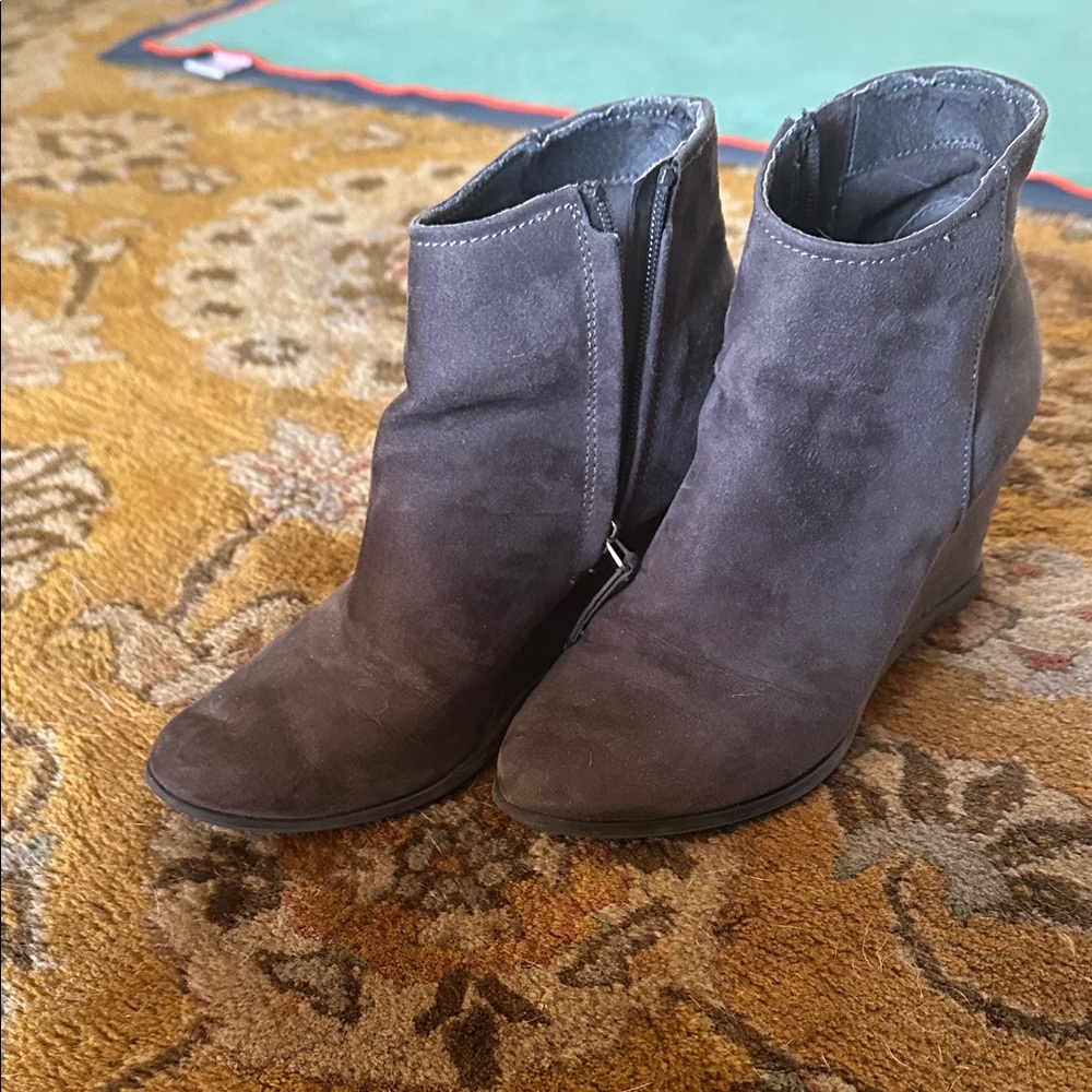 DV by Dolce Vita Charcoal Ankle Booties